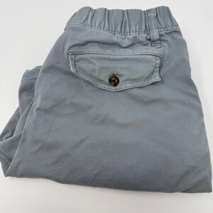 Bearbottom Clothing Men's Gray Elastic Waist Shorts Large 7 Inch Inseam